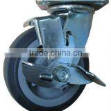 6x1-1/2 TPR HEAVY DUTY CASTER - PLATE BRAKE (GS-5997F-02)