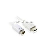 high quality Mini DVI to HDMI male cable