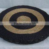 Black Round Sitting Cushion