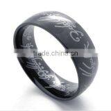 2012 Fashion Unique Stainless Steel Ring With Musical Note thumbnail-1