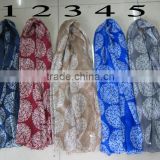 Hangzhou flower printed silk scarf 110*180cm silk scarves paisley