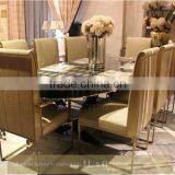 Arm Dining Chair From Ymq JC11-02 for Luxury Dining Room Furniture- JL&C Furniture thumbnail-2