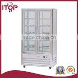 50 Degrees Celsius Quadrilateral Warmer Glass Display Showcase thumbnail-1