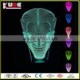 3D Illusion LED Color Changing Acrylic Lamp Shade for Hallowmas
