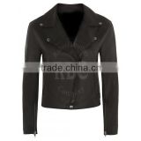 100% leather jackets cheap leather jackets Biker Girls fashion leather jackets