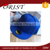 OEM high crown and flat bill 100% cotton/100% acrylic black hip pop fashion cap with allover embroidery logo china
