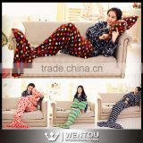 Wholesale High Quality Mermaid Blanket Set