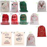 Monogram Christmas Burlap Santa Sack thumbnail-2