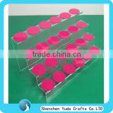 Stairs Clear Cupcake Stand for Party, 4 Layers Acrylic Cup Cake Stand for Sale thumbnail-1