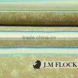 100% Polyester Stripe Pattern Print Flock Velvet Fabric Print Fabric for Sofa thumbnail-5