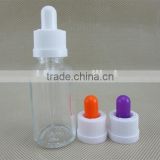 Clear Glass essential oil dropper bottle 15ml with childproof cap