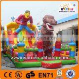 Protect Strip CE EN71 EN14960 EN15649 Approved Wholesale Price 0.55mm PVC Commercial Tarpaulin Funny Child Slide