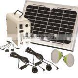 5W Solar Lighting Kit With 2 Lamps and Charge Mobile