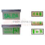 SGA-6024 Exit Lights Illuminated Exit Signs Emergency Exit Sign Board