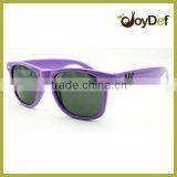 Cheap Neon Purple Customized Logo Sun Glasses With Company Name thumbnail-1
