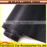 3D Texture Black Vinyl Wrap / 3m Carbon Fiber Car Wrap Vinyl/ Carbon Fiber Vinyl Wrap