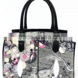 SMART CASUAL LADIES HANDBAGS, TOP HANDLE HANDBAGS WITH ADJUSTABLE SHOULDER STRAP, HIGH QUALITY GENUINE STINGRAY BAGS thumbnail-2