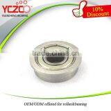 YCZCO High Speed and Low Noise Miniature Mini 608zz Flange Bearing thumbnail-1
