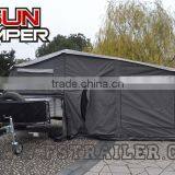 2017 Soft Floor 7x4 Camping Trailer SF74T With 12ft Tent thumbnail-5