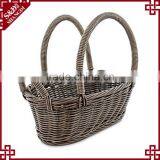 Promotion Item Wine Packing Used PE Wicker Handcraft Baskets for Gifts thumbnail-3