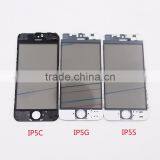 Glass With Frame With OCA With Polarizer 4 in 1 Assembly For IPhone5 Repair Part With Best Quality thumbnail-2