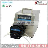 KWT300S Low Flow Precise Variable Speed Peristaltic Pump/ Tubing Pump / Dosing Pump for Water Pumps Fluid / 2 X YZ15 Pump Head thumbnail-2