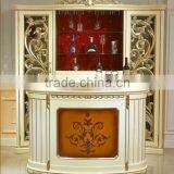 European Fashionable Bar Cabinet for Homes, Beautiful Design Wooden Wine Cabinet, Luxury Hand Carved Cupboard (BF01-ML051) thumbnail-2