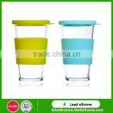 Silicone Cup With Cup Sleeve High Temperature Resistent Silicone Cup Sleeve thumbnail-1