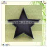 Ornament Art Work Home Decor Black Color Wooden Star thumbnail-3