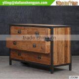 Metal And Wood Antique TV Cabinet , Vintage TV Stand thumbnail-1