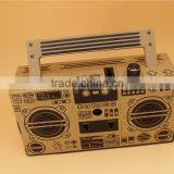 Creative DIY Foldable Loudspeaker Box Consist With Paper Materials, Funny Puzzle Loudspeaker, Classical Style LoudSpeaker Box thumbnail-3