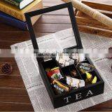 Black Wooden Tea Box thumbnail-3