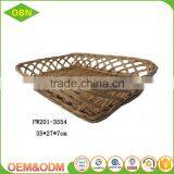 Cheap Woven Decorative Tray Wicker Fruit Basket thumbnail-4