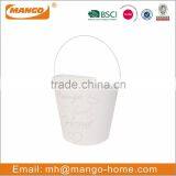 Wire Handle Colorful Butterfly Decorative Metal Flower Bucket thumbnail-4