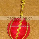 Zari Embroidery Christmas Hanging Ornament thumbnail-1