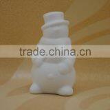 High White Ceramic Salt and Pepper Shaker With Christmas Decoation Porcelain thumbnail-3