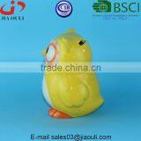 BSCI Audit Painted and Glazed Lovely Ceramic Owl Coin Bank thumbnail-2