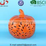 BSCI Audit Factory LED Light Halloween Pumpkin, Ceramic Pumpkin thumbnail-2