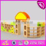 New Style Preschool Storage Shelf Wooden Kids Indoor Playhouse W08C187-S thumbnail-6