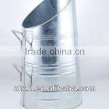 Household Big Galvanized Coal Bucket With Wood Handle thumbnail-4