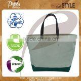 Heavy Duty Canvas Boat Bag Made From 20 oz Canvas Fabric With Luxary Leather Handle thumbnail-1