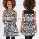 Girls Heart Print A-Line Dress Modren Children Wedding Dress Frocks Designs 2016 HSd7327 thumbnail-1