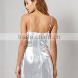 Spaghetti Strap Sequins Party Dress Latest Design Free Prom Dress thumbnail-2