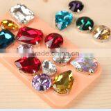 Sew on Rhinestones,sew on Strass in Metal Claw for Wedding Dress