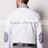 New Design Contrast Fabric Made to Measure Cotton Slim Men Shirt BSZ0080 thumbnail-2