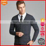 New Fashion Mens Cashmere Open Cardigan v Neck Cashmere Cardigan Sale thumbnail-4