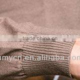 Men's Ribbed Embroidery Applique Diamond Jacquard Design Pullover Sweater thumbnail-4