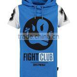 100% Cotton Short Sleeves Pullover Hoodie For Man thumbnail-1