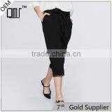 2017 Fashion Circle Hems 3 Quarter Length Ladies Casual Pants thumbnail-1