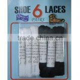 6PAIRS Denim Fabric Flat Shoe Laces